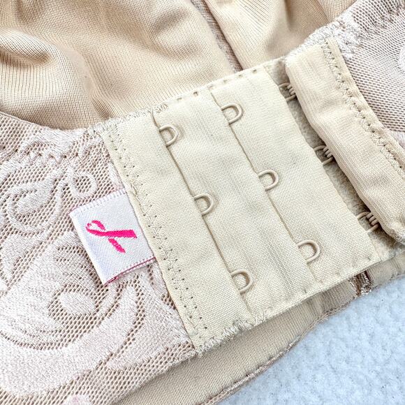 WACOAL Awareness Full Figure Seamless Wire Free Bra 34DDD 85276 Sand Nude Beige - Picture 12 of 16